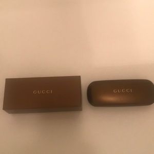 New Gucci eyeglass case and box